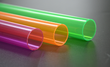 PC透明彩色圆管 双色共挤管材